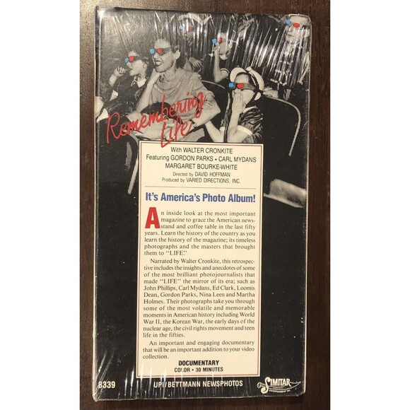 Remembering Life with Walter Cronkite Volume One VHS Sealed OOP - Picture 2 of 4